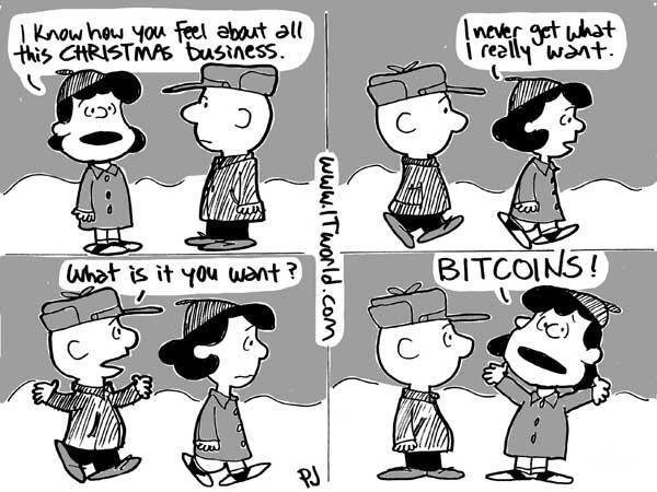 Lucy Van Pelt Bitcoin Comic